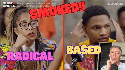 Based Black Conservatives vs Radical Arrogant Black "Radical"
