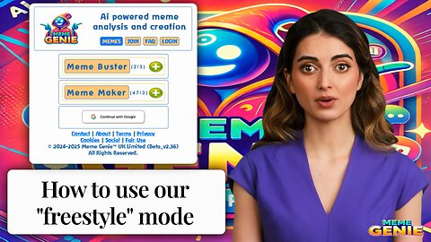 How to use our 'freestyle' mode, it's awesome!