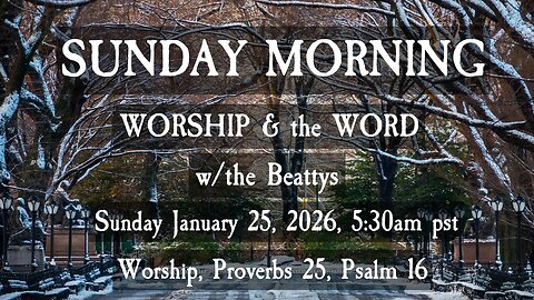 🌞 SUNDAY MORNING ✝️