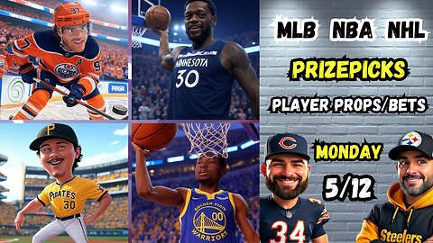 🔥 9 BEST MLB Props Today Monday 5/12/25 | 🏀 NBA PROPS | 🏒 NHL PROPS | Prizepicks