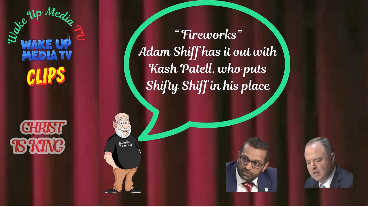 Wake Up Media TV Clips. Fireworks between Shifty Shiff and Kash Patel
