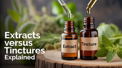 The SHOCKING Difference Between Extracts and Tinctures