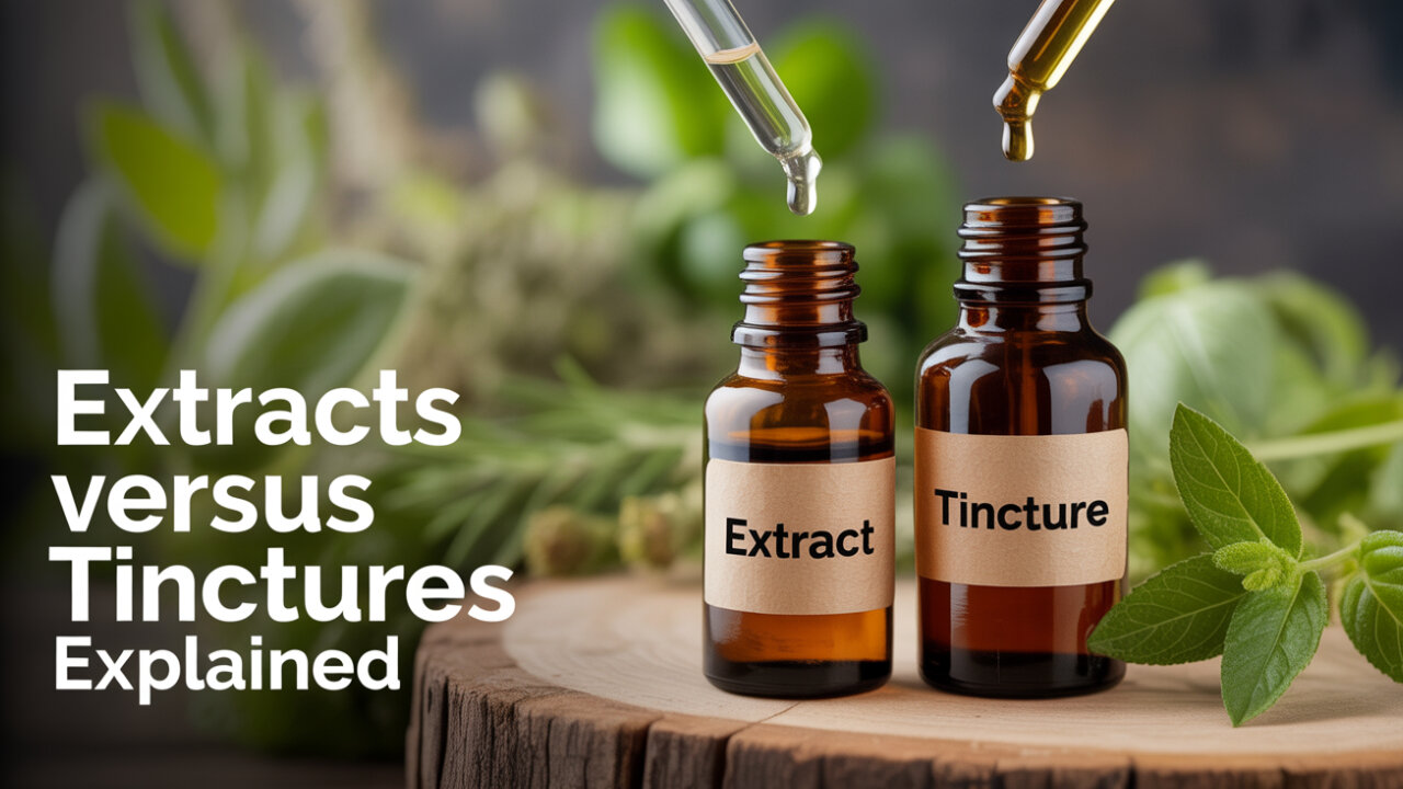 The SHOCKING Difference Between Extracts and Tinctures