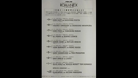 K-1 Romanex - May 22 2004 - Saitama Super Arena
