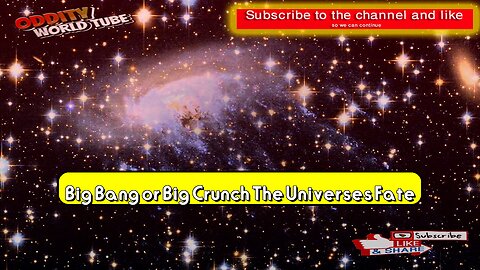 Big Bang or Big Crunch? The Universe's Fate #Cosmology #Universe #Space