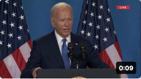 "Biden Lauds 'Vice President Trump' in Post-NATO Press Conference Ramblings"