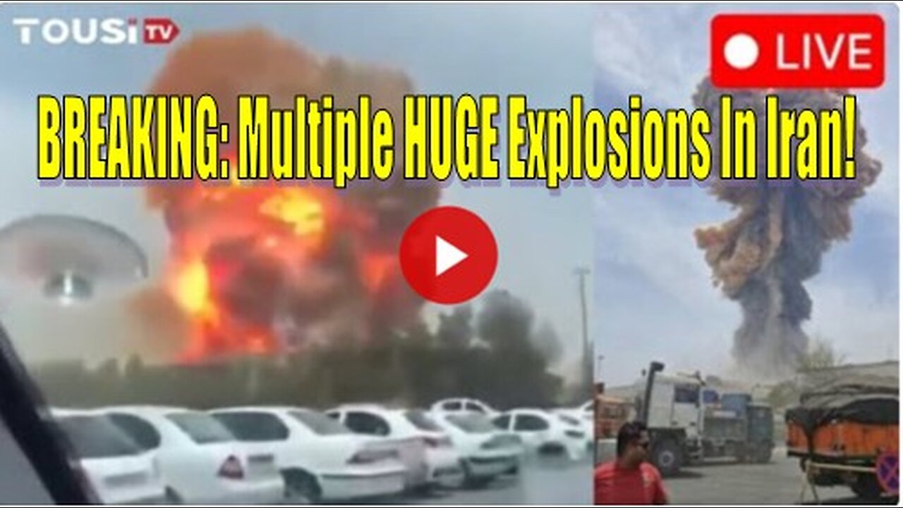 🚨 BREAKING: Multiple HUGE Explosions In Iran