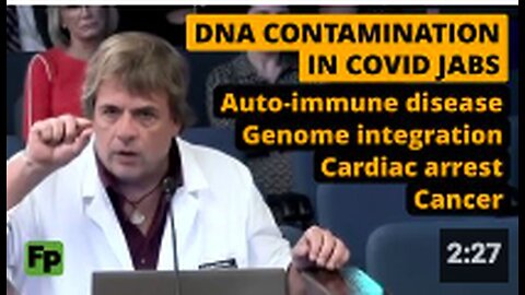 Prof. Buckhaults warns - DNA contamination found in jabs, cancer risk, integration in human genome