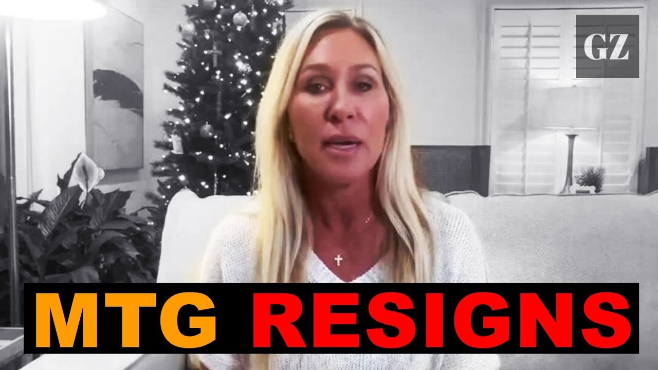 Why did Marjorie Taylor Greene resign?