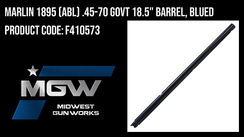 Marlin 1895 (ABL) .45-70 GOVT 18.5" Barrel, Blued - F410573