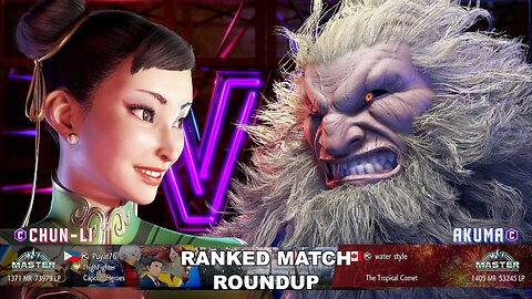 Kuya Kalbo SF6 Ranked Match Roundup. Chun Li Master Rank [Hori Fight Stick]