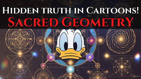 HIDDEN TRUTH IN CARTOONS PT. 1 DONALD DUCK |(SACRED GEOMETRY) |PLEDGE LIGHT🪬👁
