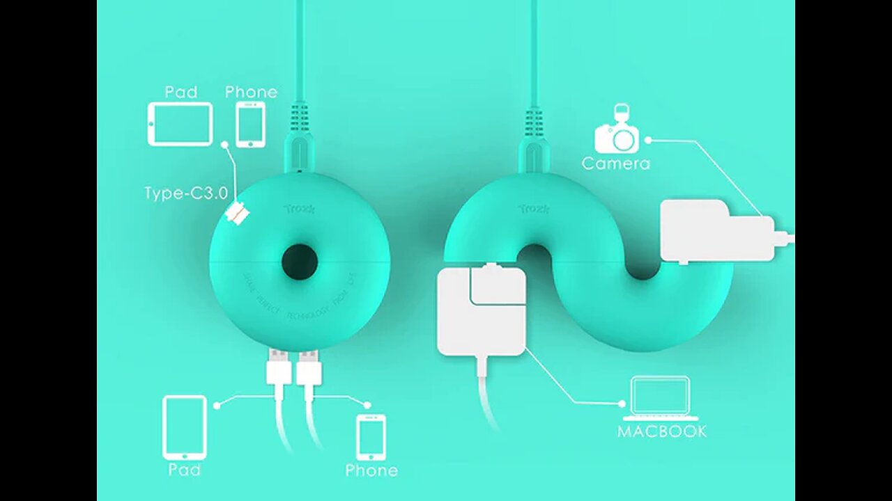 Donut Charge Station to Feed All Your Devices