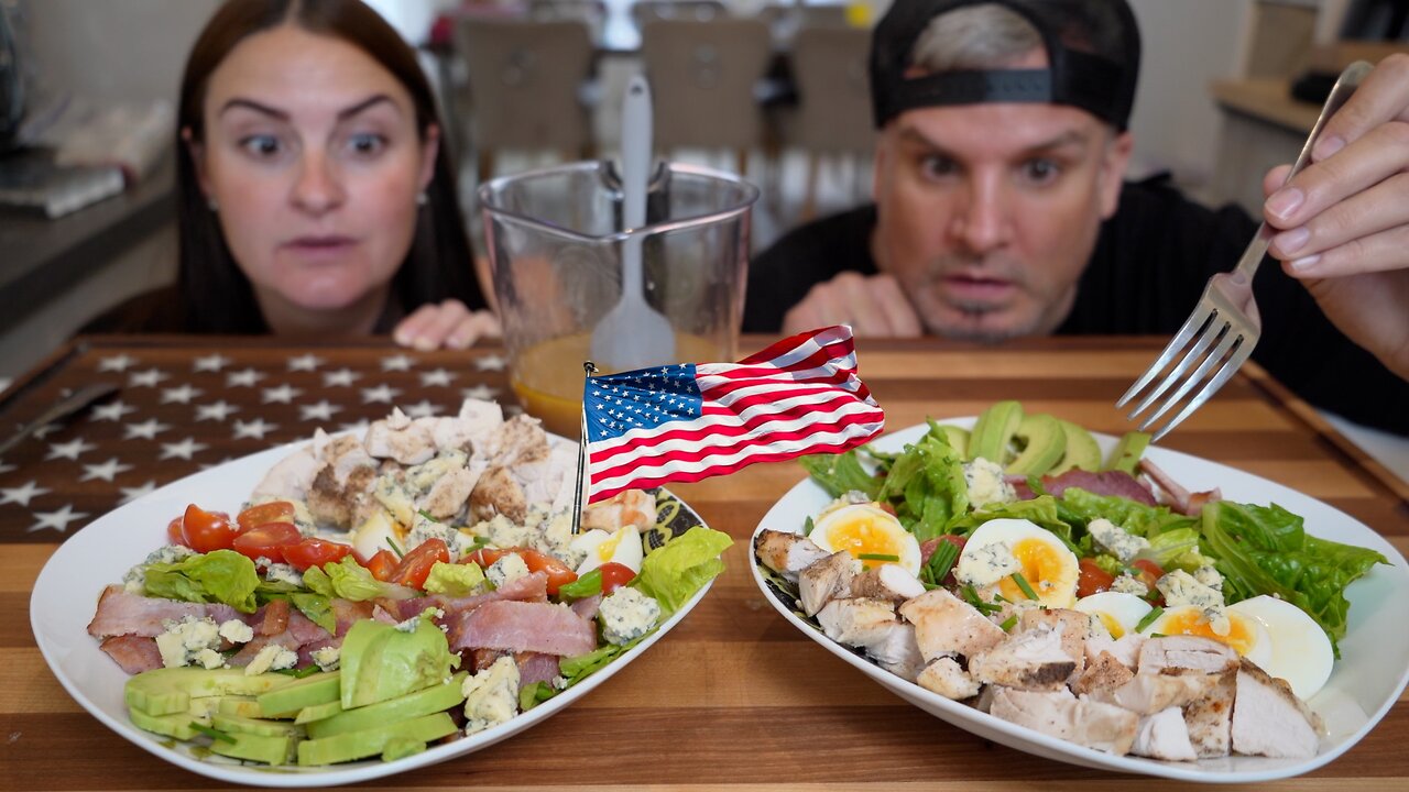 Brits Discover American [COBB SALAD] Its Not A Crusty Roll?!?!