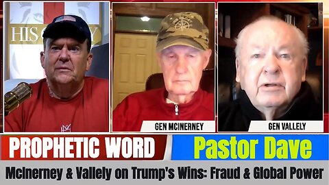 Pastor Dave w/ McInerney & Vallely on Trump's Wins: Fraud & Global Power! - 7/4/25