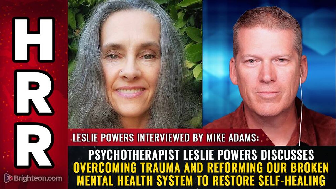 Leslie Powers discusses OVERCOMING TRAUMA and reforming our broken mental health system