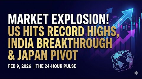 शेयर बाजार में रिकॉर्ड तेजी! 📈 भारत-US की ऐतिहासिक ट्रेड डील और ग्लोबल मार्केट का हाल (9 Feb 2026)