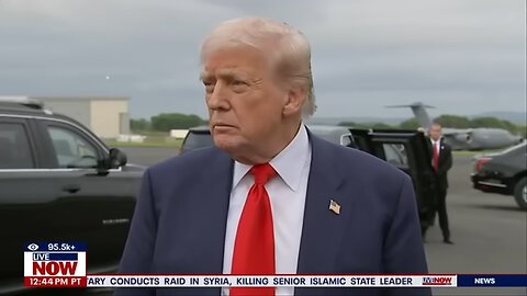 President Trump speaks on US-UK deal in Scotland