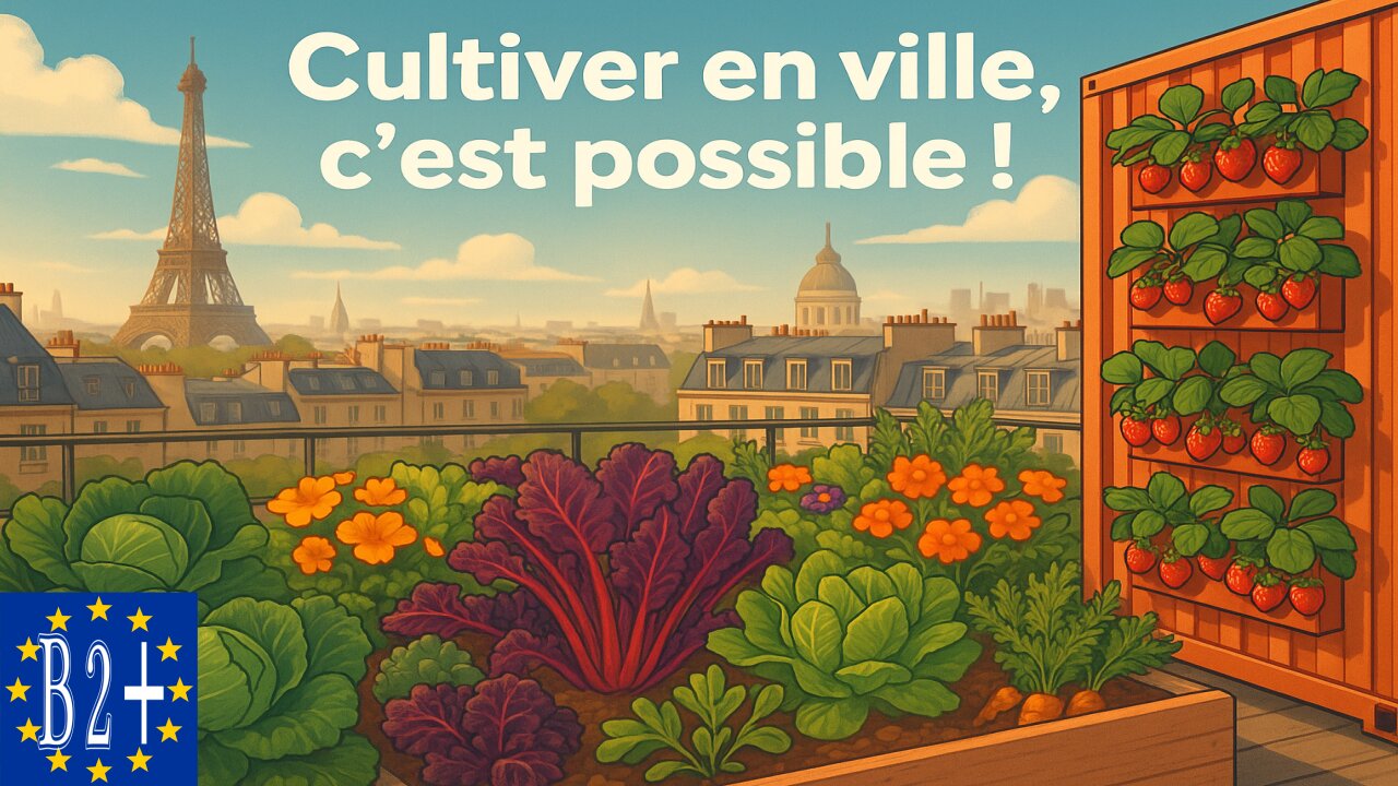 URBAN FARMING: STRAWBERRIES IN THE HEART OF PARIS (fr-en)