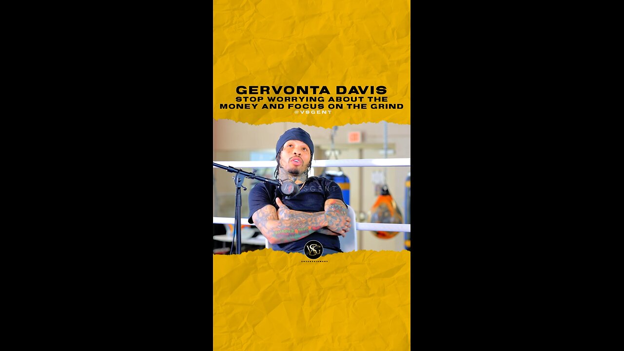 @gervontaa Stop worrying about the money and focus on the grind.