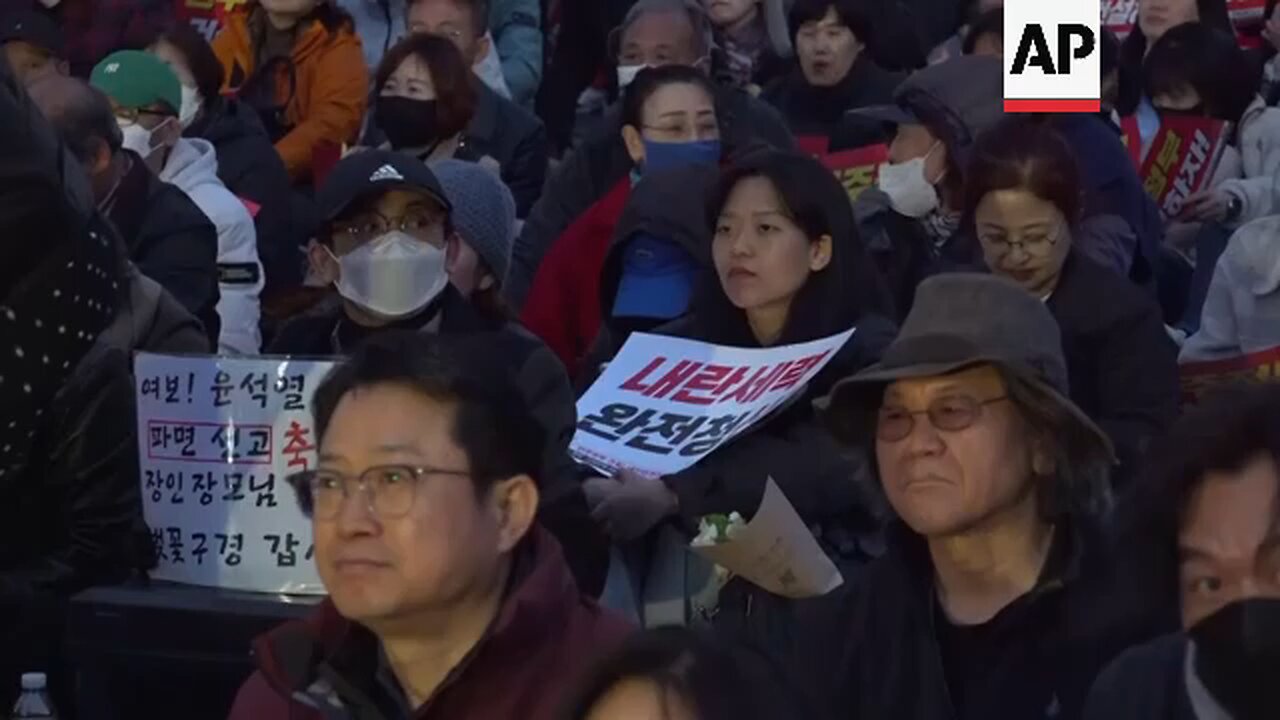 Crowds in South Korea's Presidential call for Yoon's impeachment