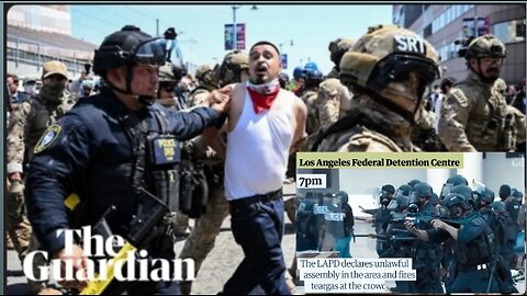 A week of US protests: how immigration raids in LA escalated to mass outcry