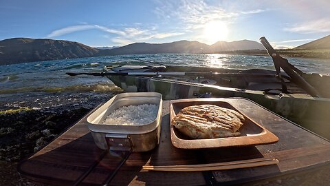 NO FISH? NO WORRIES! Cooking dumplings with noodles, camping and fishing
