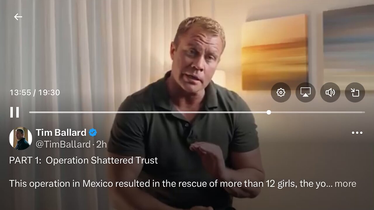 Tim Ballard : Operation Shuttered Trust