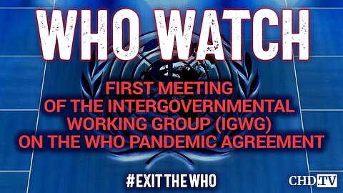 First Meeting of the Intergovernmental Working Group (IGWG) on the WHO Pandemic Agreement | Day 1