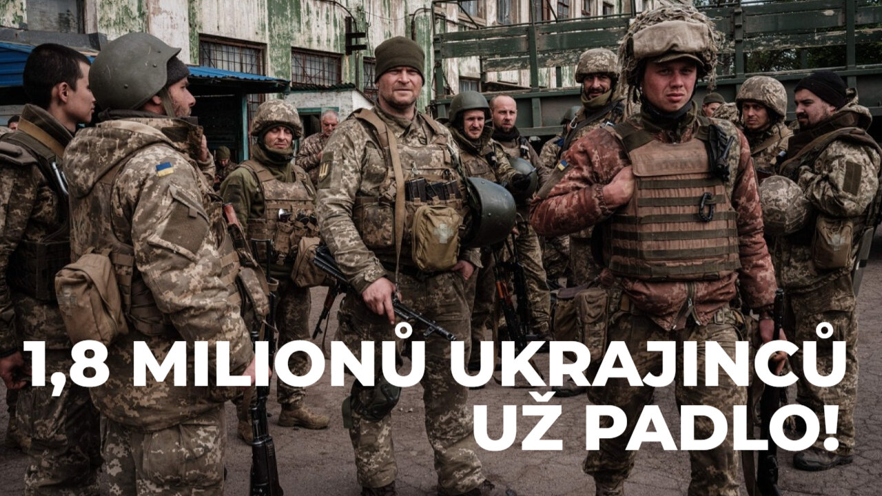Ztráta Ukrajinců v boji již 1,8 milionů!