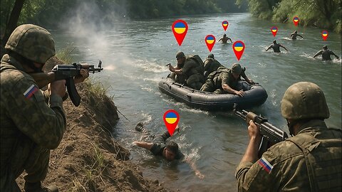 Deadly Ambush: Ukrainian Troops Trapped by Russian Forces at the River
