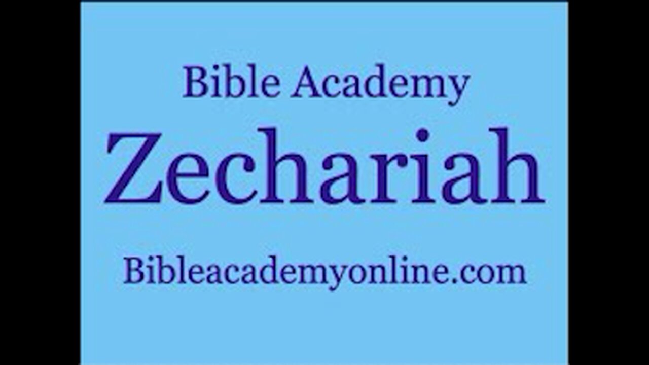 Zechariah 12:8-10 Lesson 25