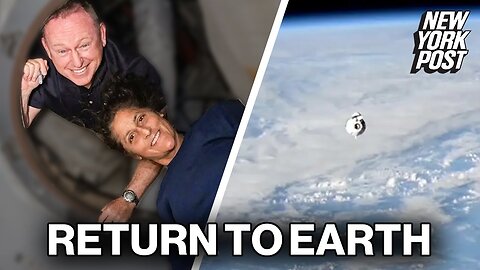 Astronauts Butch Wilmore and Suni Williams return to Earth in SpaceX capsule