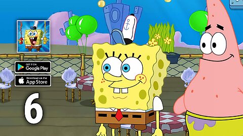 SpongeBob - Krusty Cook Off Gameplay Walkthrough Part 6 (iOS, Android) | SpongeBob