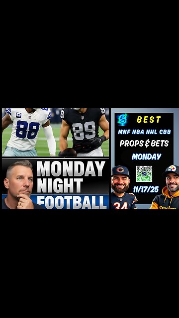 Cowboys vs Raiders Monday Night Football Picks | NFL Bets | NBA Picks | CBB | NHL | PRIZEPICKS Today