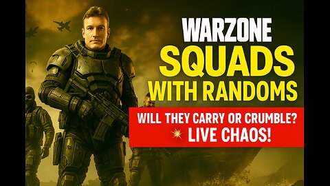WARZONE SQUADS with RANDOMS – Will They Carry or CRUMBLE? 💥 Live Chaos!