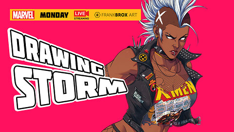 MARVEL MONDAY ⚡ Drawing Storm (X-Men) LIVE