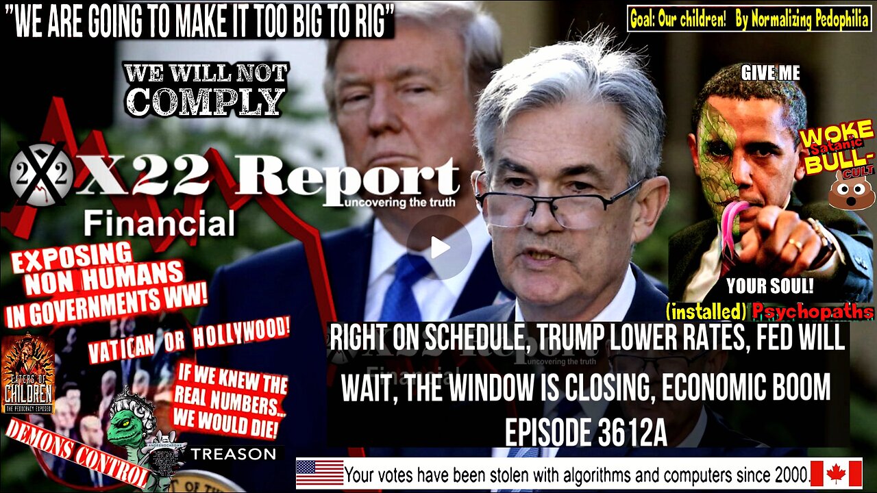 Ep 3612a - Right On Schedule,Trump Lower Rates,Fed Will Wait,The Window Is Closing, Economic Boom