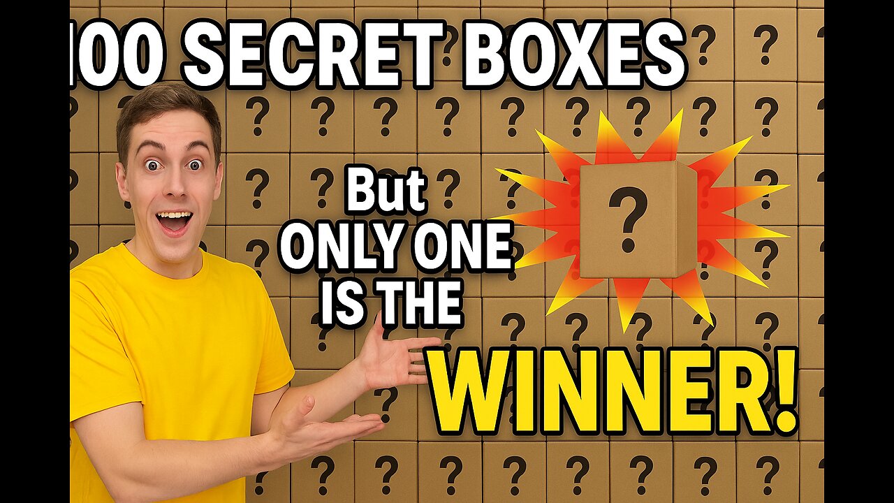 100 MYSTERY BOXES… WILL WE FIND THE ULTIMATE PRIZE? 🎁💥 (ONE WINNER CHALLENGE!)