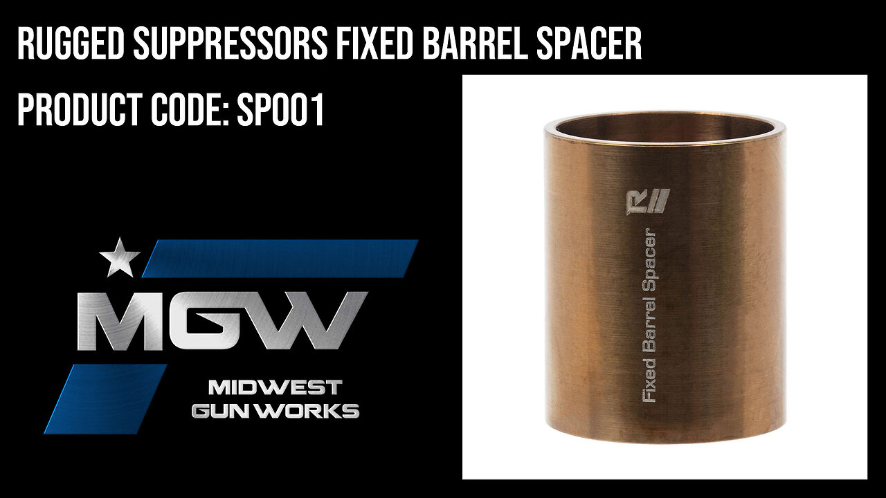 Rugged Suppressors Fixed Barrel Spacer - SP001
