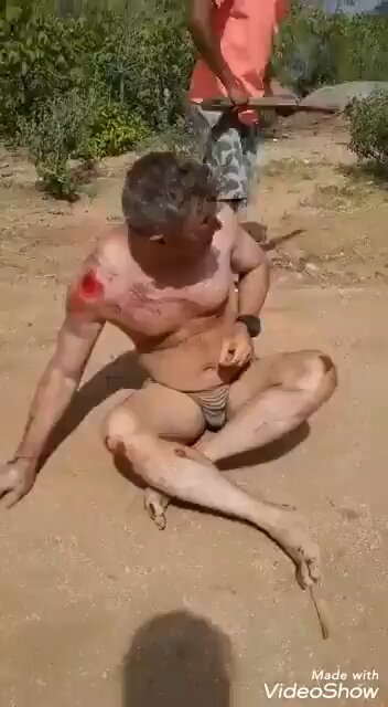 This is what blacks do to whites in South Africa.