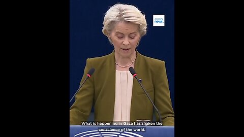 Full speech about Ghaza by the president of Europe commission