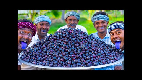 100kg JAVA FRUIT | SWEET FRUIT JAM Recipe Cooking in Village | NAVAL PAZHAM | Black Plum Jamun Fruit