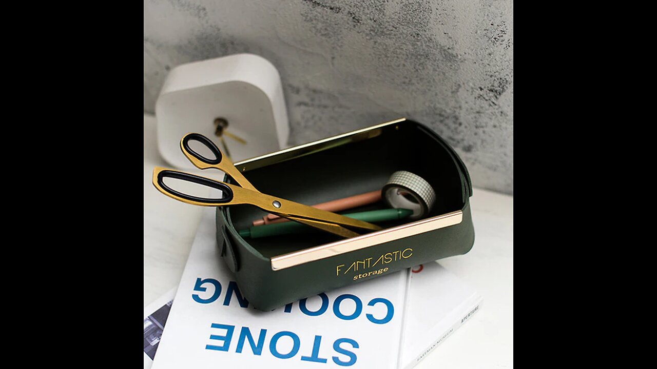 Phnom Penh Leather Storage Box