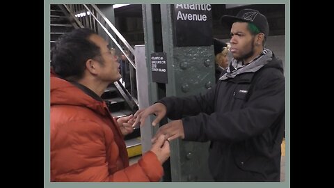 Luodong Briefly Chi Checks Black Man In The Atlantic Subway Station