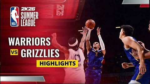 Golden State Warriors vs Memphis Grizzlies Full Game Highlights | 2025 NBA Summer League