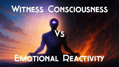 Witness Consciousness Vs Emotional Reactivity