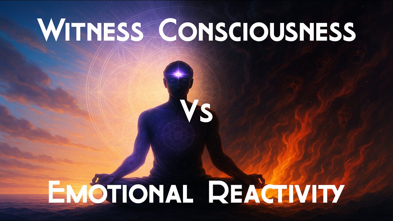 Witness Consciousness Vs Emotional Reactivity
