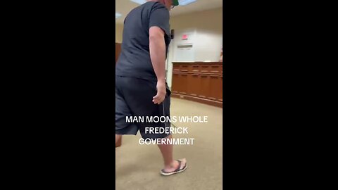 Man Moons Frederick City Council in Wild Protest! (Uncut) | 8/11/25