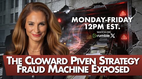 MORNINGS WITH MEL K - The Cloward Piven Strategy Fraud Machine Exposed 1-13-26